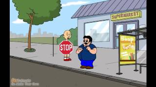 Caillou Defaces a Stop Sign and Gets Grounded [upl. by Goldenberg]