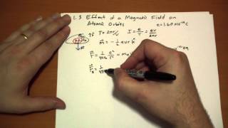 613 Effect of a Magnetic Field on Atomic Orbits [upl. by Arelc]