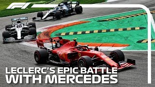 Leclercs Epic Battle With Mercedes 2019 Italian Grand Prix [upl. by Lattimer]