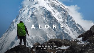 I Hiked 160km100mi Alone in Himalayas Three Passes and Everest Base Camp  Silent ASMR vlog [upl. by Ibbison300]