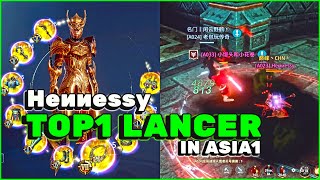 TOP1 GLOBAL LANCER TED IS BACK IN ASIA1  A1 TOBD4F  FF VS HOF  MIR4 [upl. by Garek]