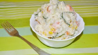 Japanese Potato Salad  ポテトサラダ [upl. by Oirevlis902]