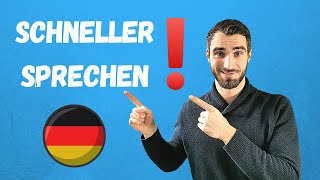 Schneller Deutsch sprechen mit diesen 3 Tipps  Deutsch lernen [upl. by Neitsabes]