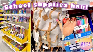 SCHOOL SUPPLIES HAUL ✏️📚  Back To School  2021 [upl. by Normandy]