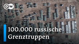 Russischer Truppenaufmarsch an der Grenze alarmiert NATO  DW Nachrichten [upl. by Danzig]