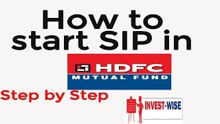 How Start SIP in HDFC Mutual Fund Online and Add biller in Net banking [upl. by Serrano572]