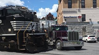 Train Hits Truck In Bangor PA  1 Year Ago [upl. by Ilyse82]