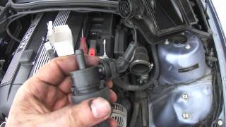 DIY EVAP Canister Purge Control Valve BMW [upl. by Nylemaj]