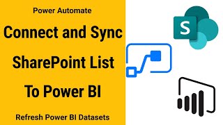 How To Connect Power BI To SharePoint Online List  Refresh Power BI Datasets using Power Automate [upl. by Novart369]