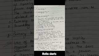 Thorndikes theory of learning  Thorndikes trial and error theory  Bed  bed notes notes [upl. by Ocsisnarf817]