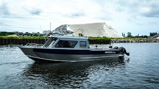 The Perfect boat to handle the Great Lakes Hewes Craft 270 Alaskan Walkthrough [upl. by Meingoldas844]