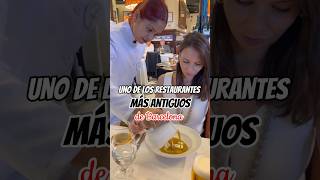 RESTAURANTE MÍTICO EN BARCELONA Comida tradicional catalana arroces y fideuá barcelona comer [upl. by Kassab]