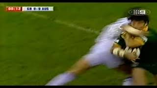 ADRIAN MORLEY SENDING OFF AFTER 12 SECONDS  GREAT BRITAIN V AUSTRALIA  2003 RUGBY LEAGUE TEST [upl. by Egduj]