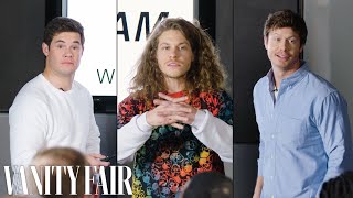 Workaholics Cast Improvises a PowerPoint Presentation  Vanity Fair [upl. by Otrebmal83]