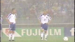 中田英寿のフリーキック 2001コンフィデレーションズカップ hidetoshi nakata [upl. by Yesmar]