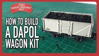 How To Build A Dapol Mineral Wagon Kit  Model Railway Tutorial [upl. by Leunamne]