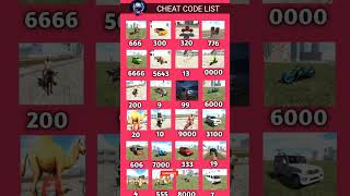 All Real Cheat Code 🤑✅ In Indian bike Driving 3d New Update shorts op [upl. by Packton]