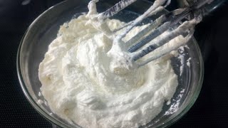 How to make whipping cream with Cornflour and milk [upl. by Aticilef]