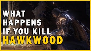 What Happens if you Kill Hawkwood the Deserter in Dark Souls 3 [upl. by Leziar]