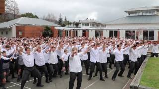 John McGlashan College Haka 2016 [upl. by Veedis446]