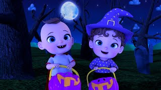 Trick or Treat Song  More Halloween Nursery Rhymes amp Kids Songs – CocoBerry [upl. by Jerrol]