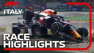 Race Highlights  2021 Italian Grand Prix [upl. by Onnem297]