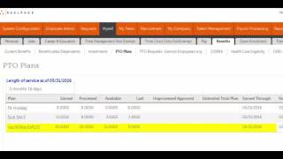 Checking Time Off Balances in UltiPro [upl. by Goode]