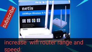 How to increase netis wifi router range and speed 👉new bangla tutorial 2020 [upl. by Raddi]