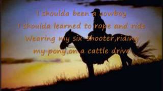 Toby Keith  Shouldve Been A Cowboy [upl. by Nylirem]