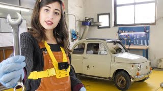 A 23 anni ha imparato da sola a restaurare auto depoca la passione di Giovanna [upl. by Inalel]