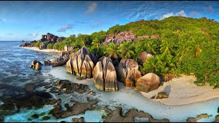 SEYCHELLES Anse Source dArgent La Digue Amazing Planet 4K 2022 [upl. by Naujd]