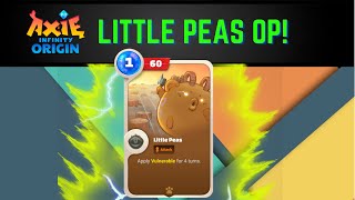 LITTLE PEAS TEAM OP  AXIE INFINITY ORIGIN [upl. by Tlok433]