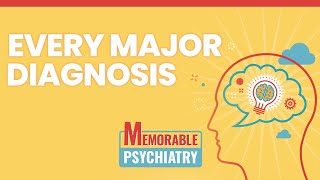 Mnemonics for Every Major Psychiatric Diagnosis Memorable Psychiatry Lecture [upl. by Bast]