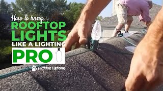 Easy Way to Hang Rooftop Christmas Lights [upl. by Hoshi]