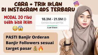 TUTORIAL IKLAN DI INSTAGRAM CARA IKLAN DI INSTAGRAM BANJIR ORDERAN  TERLENGKAP TERBARU [upl. by Fishback987]