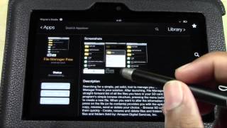 Kindle Fire HD Best File Manager​​​  H2TechVideos​​​ [upl. by Acirderf185]