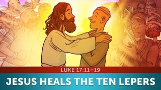 10 Lepers Bible Story for Kids  Luke 17  Thanksgiving Sunday School Lesson  ShareFaithkidscom [upl. by Lolande331]