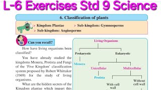 L6 Classification of plants  Exercises  Std 9 Science  Maharashtra board [upl. by Freytag]