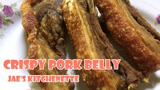 How to make easy Bagnet Crispy Pork belly  Jaes Kitchenette [upl. by Millford]