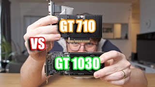 Nvidia GT 1030 vs GT 710 Should you pay twice as much for the GT 1030 [upl. by Courtney]