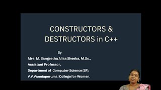 Constructors amp Destructors in C [upl. by Reemas394]