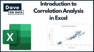 Introduction to Correlation Analysis in Excel [upl. by Ahsinot427]