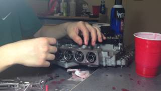 Transgo Shift Kit Installation 45RFE545RFEPart 2 [upl. by Odnuges]