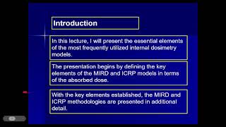 MIRD and ICRP method for Internal Radiation Dose calculation [upl. by Nallek77]