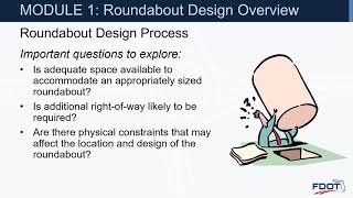 FDOT Roundabout Design CBT – Part 1 [upl. by Iror]