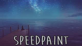 Ocean full of Stars Speedpaint [upl. by Lubow700]