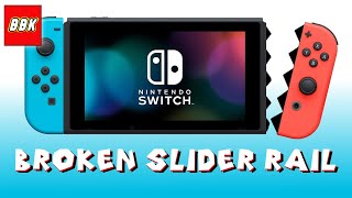 Repairing Broken Nintendo Switch Console Slider Right  Left Rail [upl. by Gyimah]