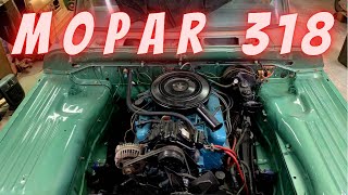 Mopar 318 is ALIVE 1970 Dodge D100 Sweptline UPDATE [upl. by Eciram]