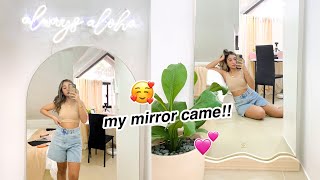 Obsessed With My New Mirror 😍  Clothing amp Skincare Haul  Ry Velasco [upl. by Uoliram]