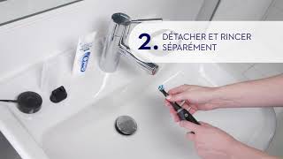 Comment nettoyer brosse à dent électrique OralB iO [upl. by Sevein]